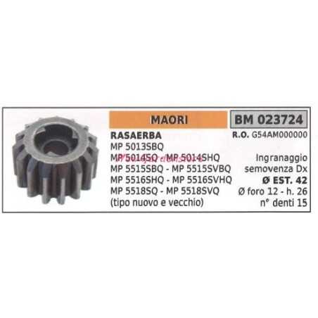 Self-propelled gearbox RIGHT MAORI lawnmower mower MP 5013SBQ 023724 | NewgardenParts.com