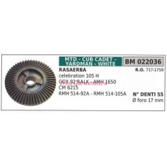MTD selbstfahrende Getriebe Rasenmäher Rasenmäher Feier 105H 022036 | NewgardenParts.com