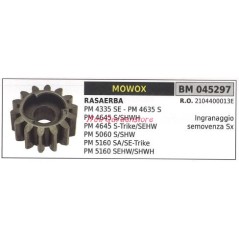 Ingranaggio trazione semovenza sx MOWOX rasaerba tosaerba PM4335SE 045297