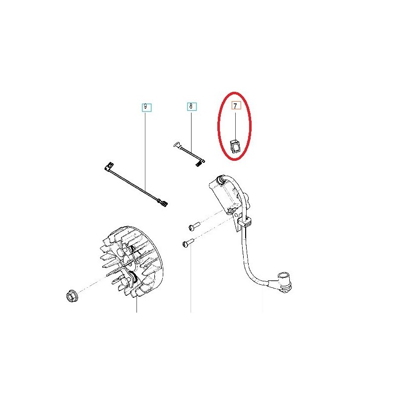 INTERRUTTORE 574226401 ORIGINALE HUSQVARNA