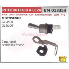 Interruttore a leva ASIA motore motosega GL 4500 5200 2 morsetti 013353 | NewgardenParts.com