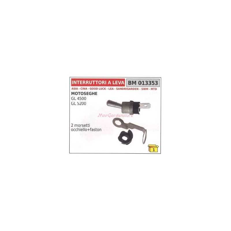 ASIA interruptor de palanca motor motosierra GL 4500 5200 2 terminales 013353