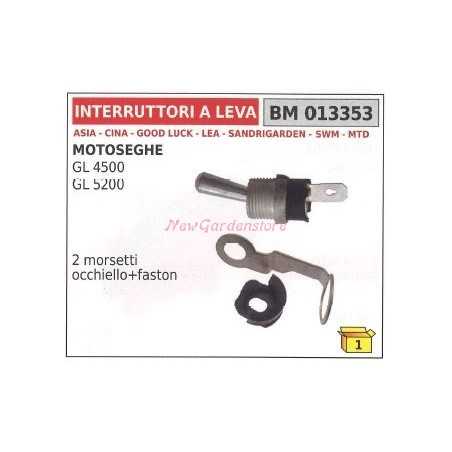 ASIA Hebelschalter Motor Kettensäge GL 4500 5200 2 Klemmen 013353 | NewgardenParts.com