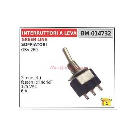 Interruptor de palanca motor soplador GREEN LINE GBV 260 2 bornes 014732 | NewgardenParts.com