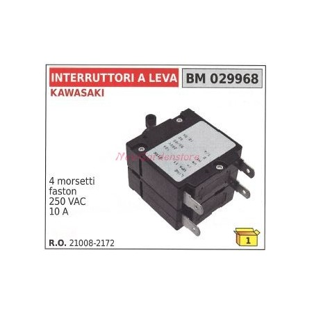 Interruttore a leva KAWASAKI 2 morsetti faston 014732 210082172 | NewgardenParts.com