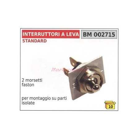 Interrupteur à levier STANDARD 2 bornes faston 002715 | NewgardenParts.com