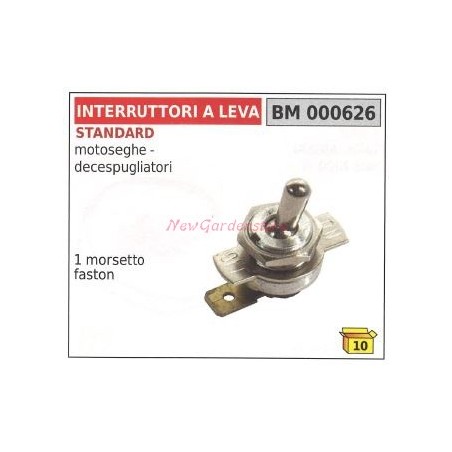 Interruttore a leva STANDARD motori motosega decespugliatore 000626 | NewgardenParts.com