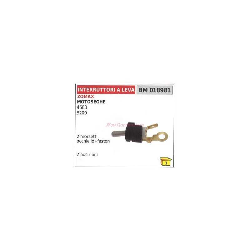 Interruptor de palanca ZOMAX motosierra 4680 5200 2 armellas 018981