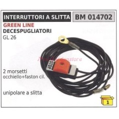 Interruttore a slitta GREEN LINE decespugliatore GL 26 2 morsetti 014702 | NewgardenParts.com