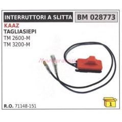 Interruttore a slitta KAAZ tagliasiepe TM 2600M 3200M 028773 | NewgardenParts.com