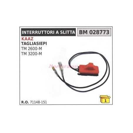 KAAZ interrupteur à glissière TM 2600M 3200M 028773 | NewgardenParts.com