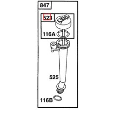 Original BRIGGS & STRATTON lawn mower engine oil level dipstick 495264