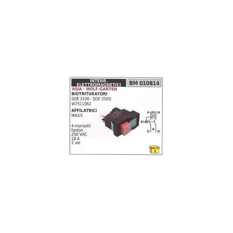 ASIA biotrituradora interruptor 4 terminales faston 250VAC 010814