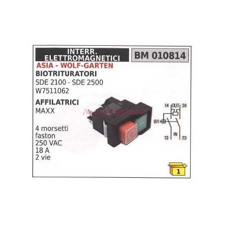 ASIA Bio-Häcksler Schalter 4 Faston-Klemmen 250VAC 010814 | NewgardenParts.com