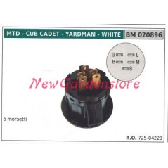 Interrupteur de démarrage MTD 5 bornes 020896 | NewgardenParts.com
