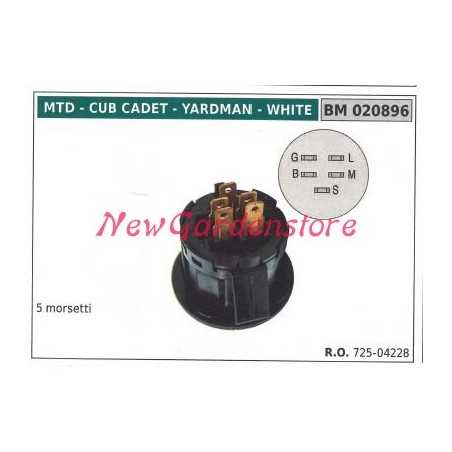 Interrupteur de démarrage MTD 5 bornes 020896 | NewgardenParts.com