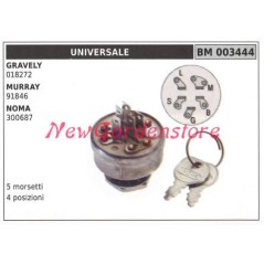 Interruttore avviamento UNIVERSALE motore trattorino rasaerba 003444 | NewgardenParts.com