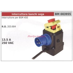 Interruttore banchi sega per BSM 450 23.5 A 250 VAC 003955 203.684 | NewgardenParts.com