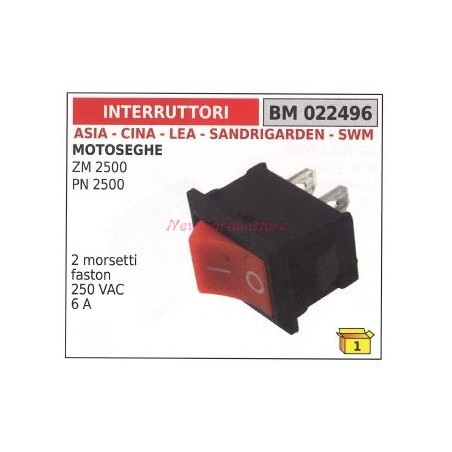 Interruttore CINA motosega ZM 2500 PN 2500 022496 | NewgardenParts.com