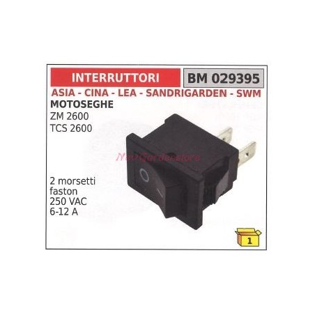 Interruttore CINA motosega ZM 2600 TCS 2600 029395 | NewgardenParts.com