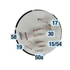 Interrupteur de démarrage compatible avec le moteur HATZ 1D41 - 1D50 - 1D81