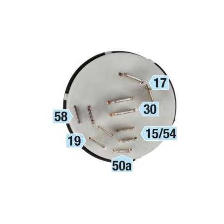 Interrupteur de démarrage compatible avec le moteur HATZ 1D41 - 1D50 - 1D81