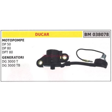 Interruttore di sicurezza olio DUCAR motopompa DP 50 generatore dg3000t 038078 | NewgardenParts.com