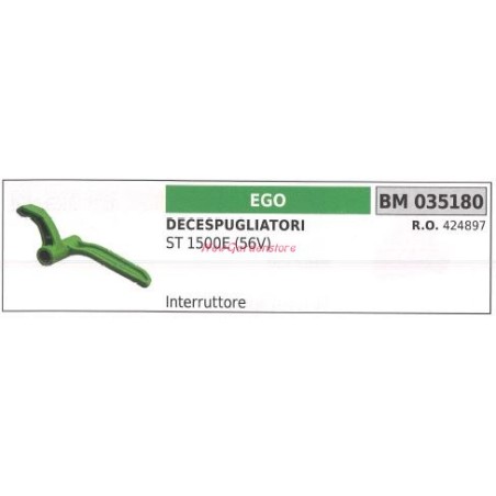 Interruttore EGO decespugliatore ST 1500E 56V 035180 | NewgardenParts.com