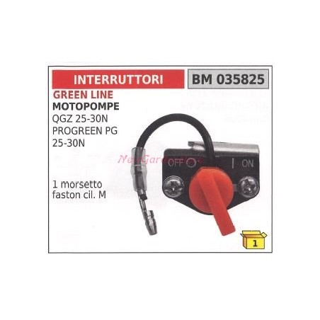 Interruttore GREEN LINE motopompe QGZ 25 30N PROGREEN PG 25 30N 035825 | NewgardenParts.com