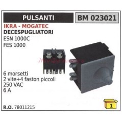 Interruttore IKRA decespugliatore ESN 1000C FES 1000 6 morsetti 023021 | NewgardenParts.com