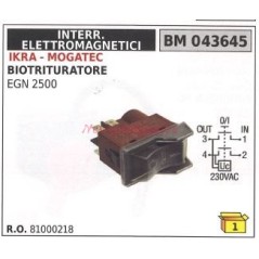 Interruptor magnético biotrituradora IKRA EGN 2500 043645 | NewgardenParts.com