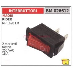 Interruttore MAORI rider MP 1698 LM 2 morsetti faston 250 VAC 16A 026612 | NewgardenParts.com