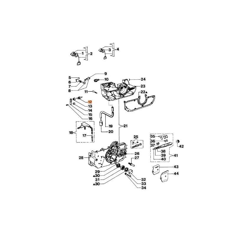 Chainsaw Switch Models 350S 999F ORIGINAL OLEOMAC 094500497R
