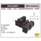 Interruptor pulsador ASIA 4 bornes de tornillo 250 VAC 10 A 2 vías 024421