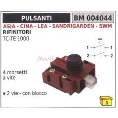 Interruttore pulsante ASIA rifinitore TC TE 1000 4 morsetti a vite 004044 | NewgardenParts.com