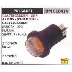 Interruttore pulsante CASTELGARDEN trattorino ariens castel. 010414 | NewgardenParts.com