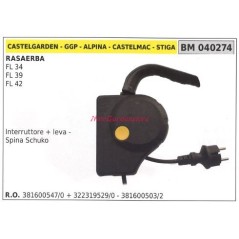 Interruttore rasaerba elettrico castelgarden motore FL 34 39 42 040274 | NewgardenParts.com