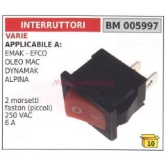 ZOOMAX interrupteur zero one tronçonneuse débroussailleuse efco oleomac stiga | NewgardenParts.com