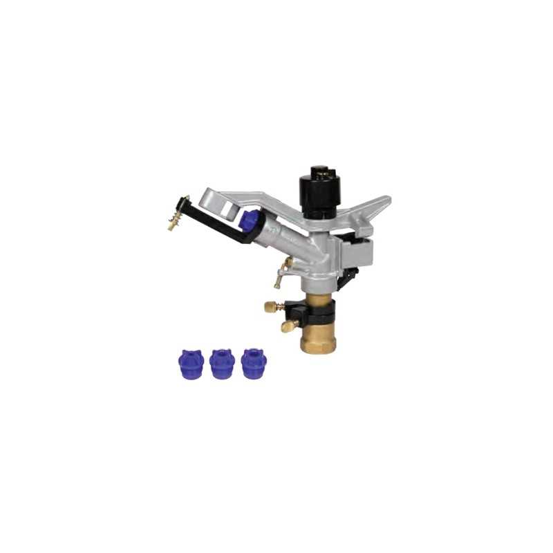 Large metal single-jet sprayer 1" female connection Ø 6,5 - 8 - 10 mm