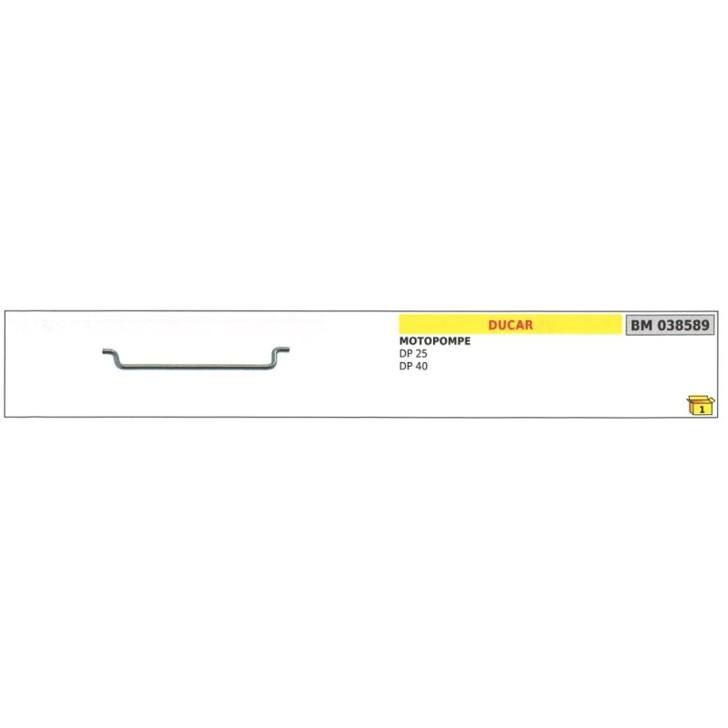 DUCAR-Drehzahlreglerstange für Motorpumpe DP 25 40 038589