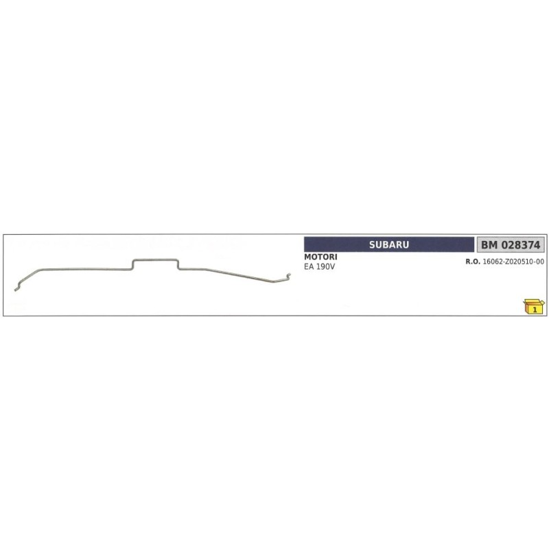 Asta regolatore giri SUBARU per motore EA 190V 028374