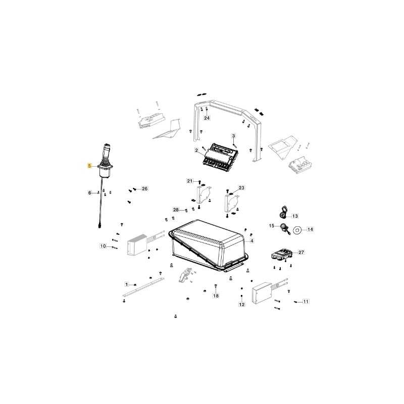 Joystick tractor de césped modelos GYRO900e ORIGINAL STIGA 118425001/0