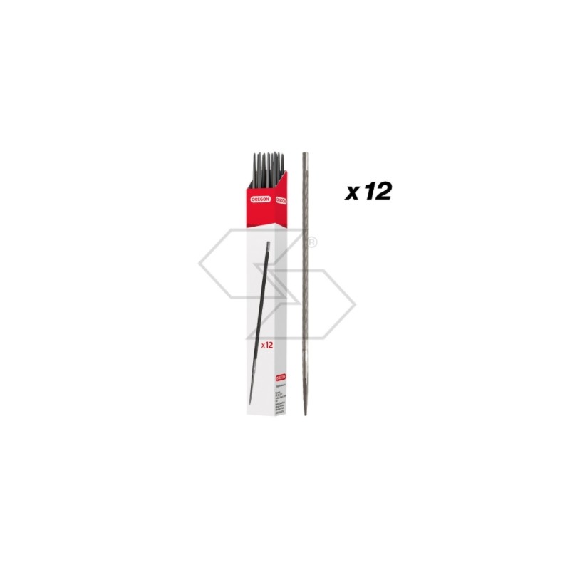Satz mit 12 OREGON-Stabfeilen Durchmesser 4,0 mm Länge 20 cm Schärfkette