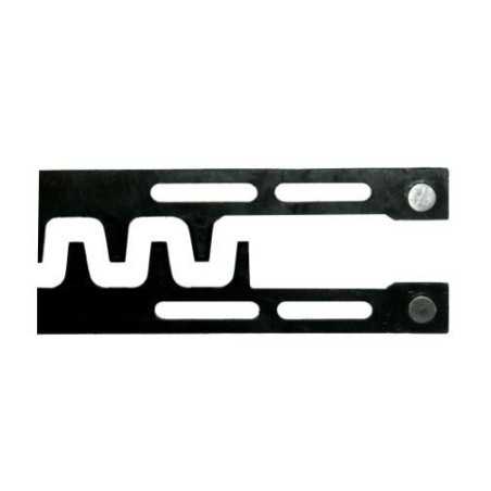 Kit 2 TOPOWER 750 upper single-blade hedge trimmer blade 601115 | NewgardenParts.com