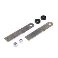 Kit 2 lames + 2 rondelles + 2 écrous compatible KLIPPO 22-317