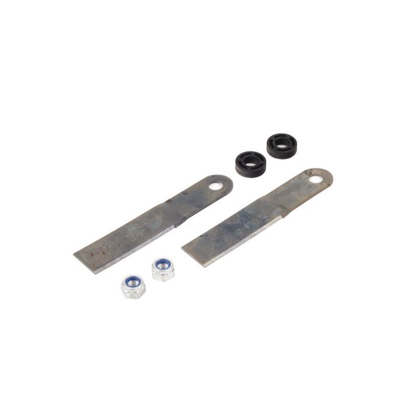 Kit 2 lames + 2 rondelles + 2 écrous compatible KLIPPO 22-317