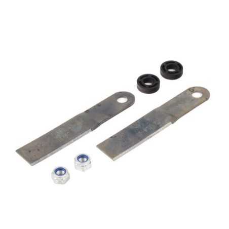 Kit 2 blades + 2 washers + 2 nuts compatible KLIPPO 22-317 | NewgardenParts.com