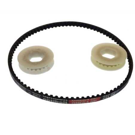 Kit de 2 poleas + correa de tracción para Robot Ambrogio L50 L60 | NewgardenParts.com