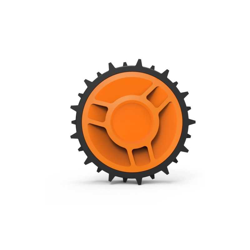 Kit 2 HIGH GRIP weighted wheels for WORX WR141 - WR142 - WR143 robot mowers Kit 2 HIGH GRIP weighted wheels for WORX WR141 - WR142 - WR143 robot mowers