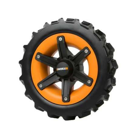 Kit 2 ruedas de barro para robot cortacésped WORX WR141 - WR142 - WR143 - WR167 | NewgardenParts.com